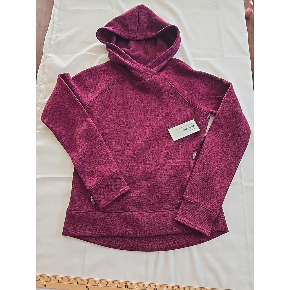 Nwt Old Navy‎ Active Girl's 14 XL Winter Berry Fleece Hoodie Sweatshirt